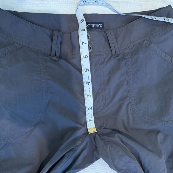 Arcteryx Parapet Trail Pants Women's Size 6 Gray Hiking Outdoors Gorpcore - Picture 11 of 12